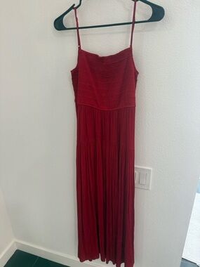 Z Supply Red Maxi Dress with adjustable Spaghetti Straps